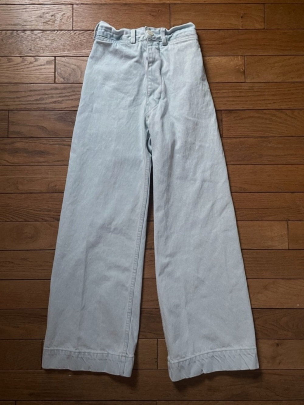 Jesse Kaam sailor pants light blue